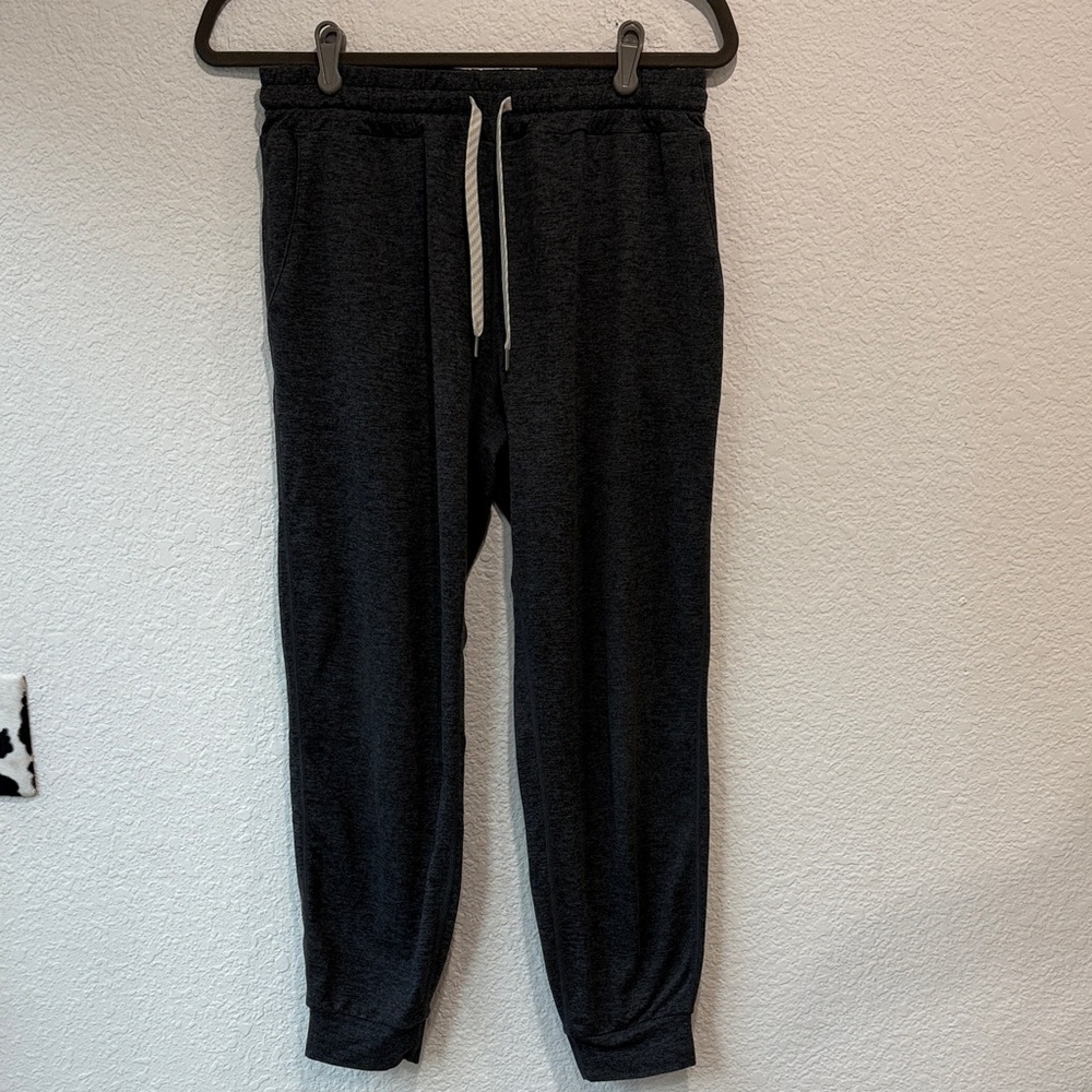 Vuori Women's Heathered Gray Jogger Elastic Waist Performance Activewear Comfy S